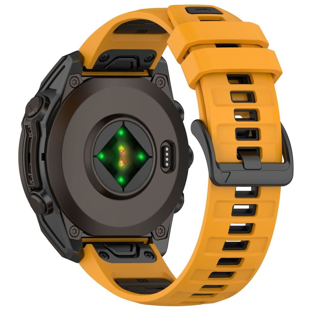 Garmin Fenix ​​8 43mm etc. Klockarmband - Orange, Svart