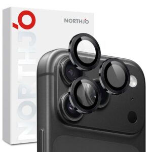NORTHJO Linsskydd till iPhone 18 Pro/18 Pro Max - Svart