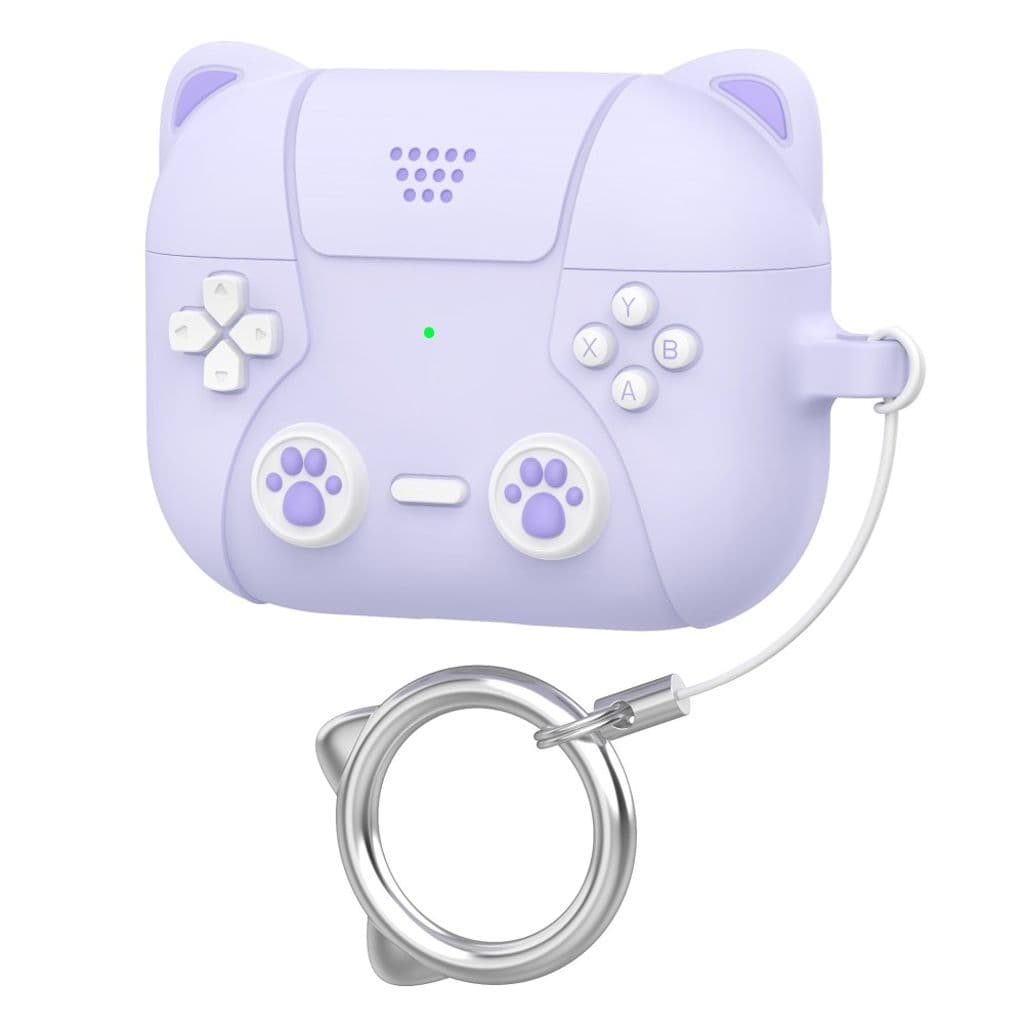 Apple AirPods Pro 3 Skal Spelkonsoll Katt - Lila