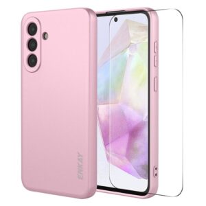ENKAY HAT PRINCE Samsung Galaxy A37 5G Skal med skärmskydd - Rosa