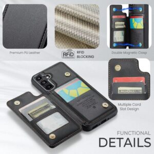 CASEME Samsung Galaxy A36 5G Fodral med RFID-skydd - Svart