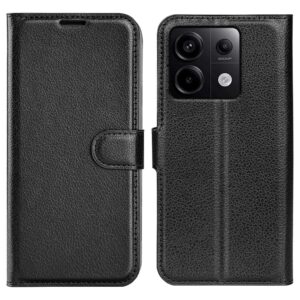 Xiaomi Redmi Note 13 Pro 5G etc. Texturerat Fodral - Svart