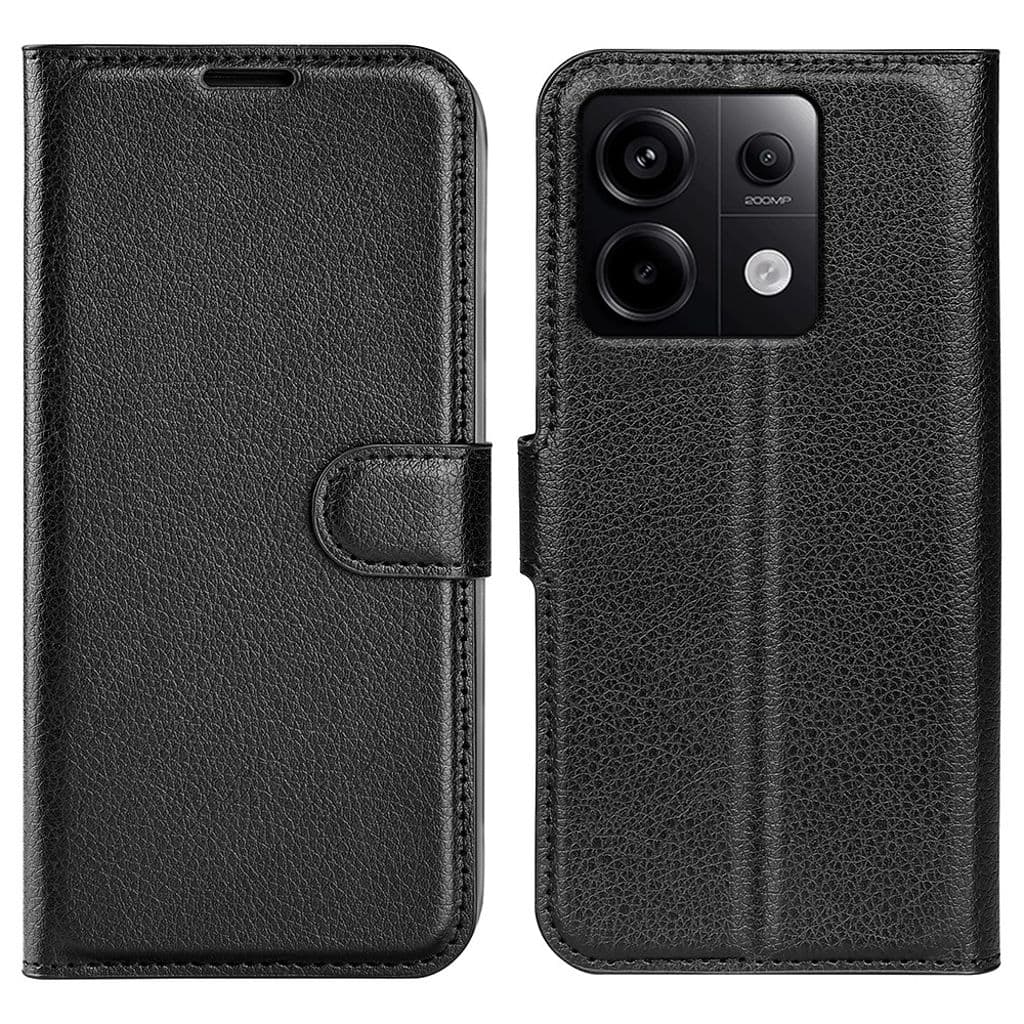 Xiaomi Redmi Note 13 Pro 5G etc. Texturerat Fodral - Svart