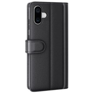 iPhone 16 Fodral i äkta läder - Svart