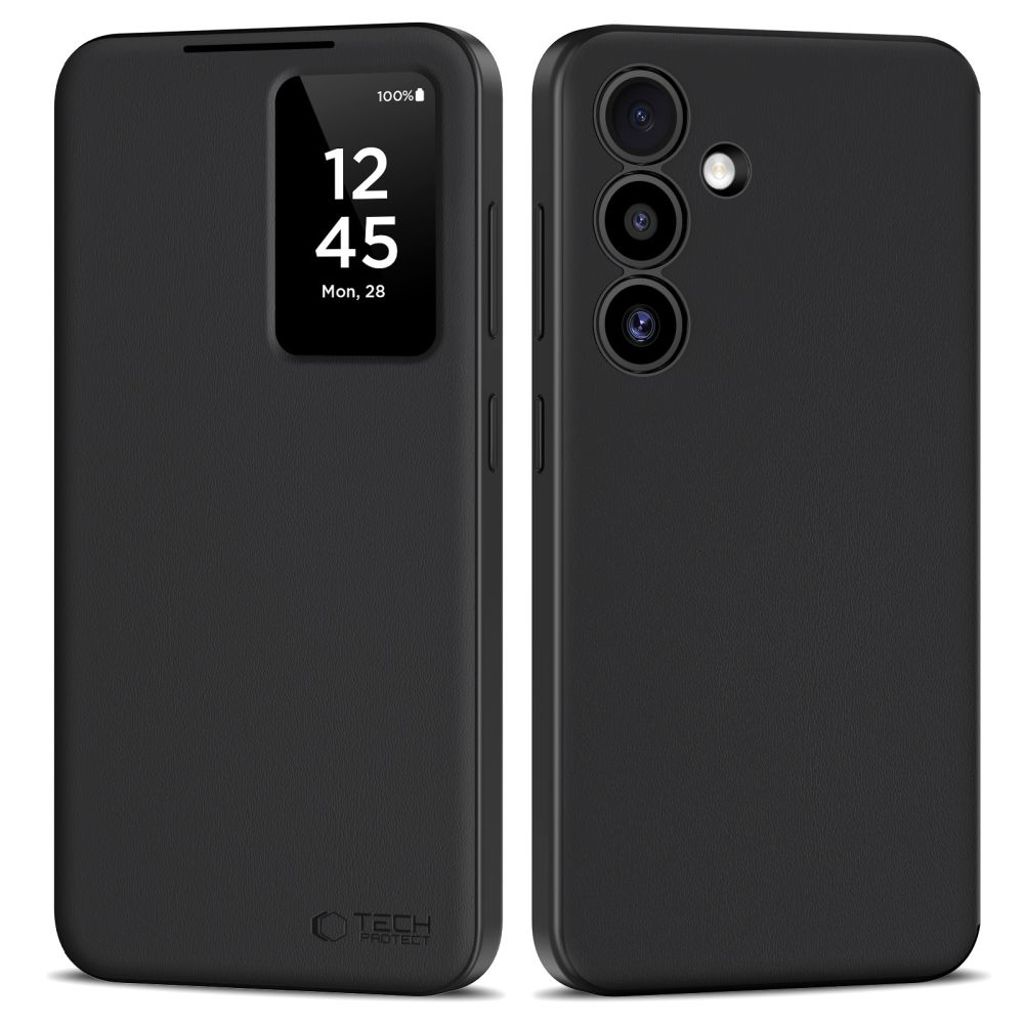 Tech-Protect Smart Wallet Cover Samsung Galaxy S25 FE - Matte svart