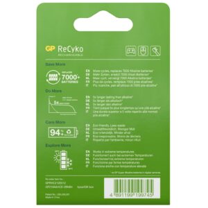 AA ReCyko GP 2100mAh NI-MH - 4 pack