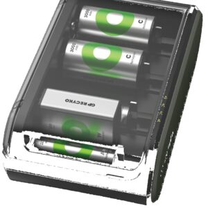 Batteriladdare universal GP. För AA / AAA / 9V / C / D (USB)
