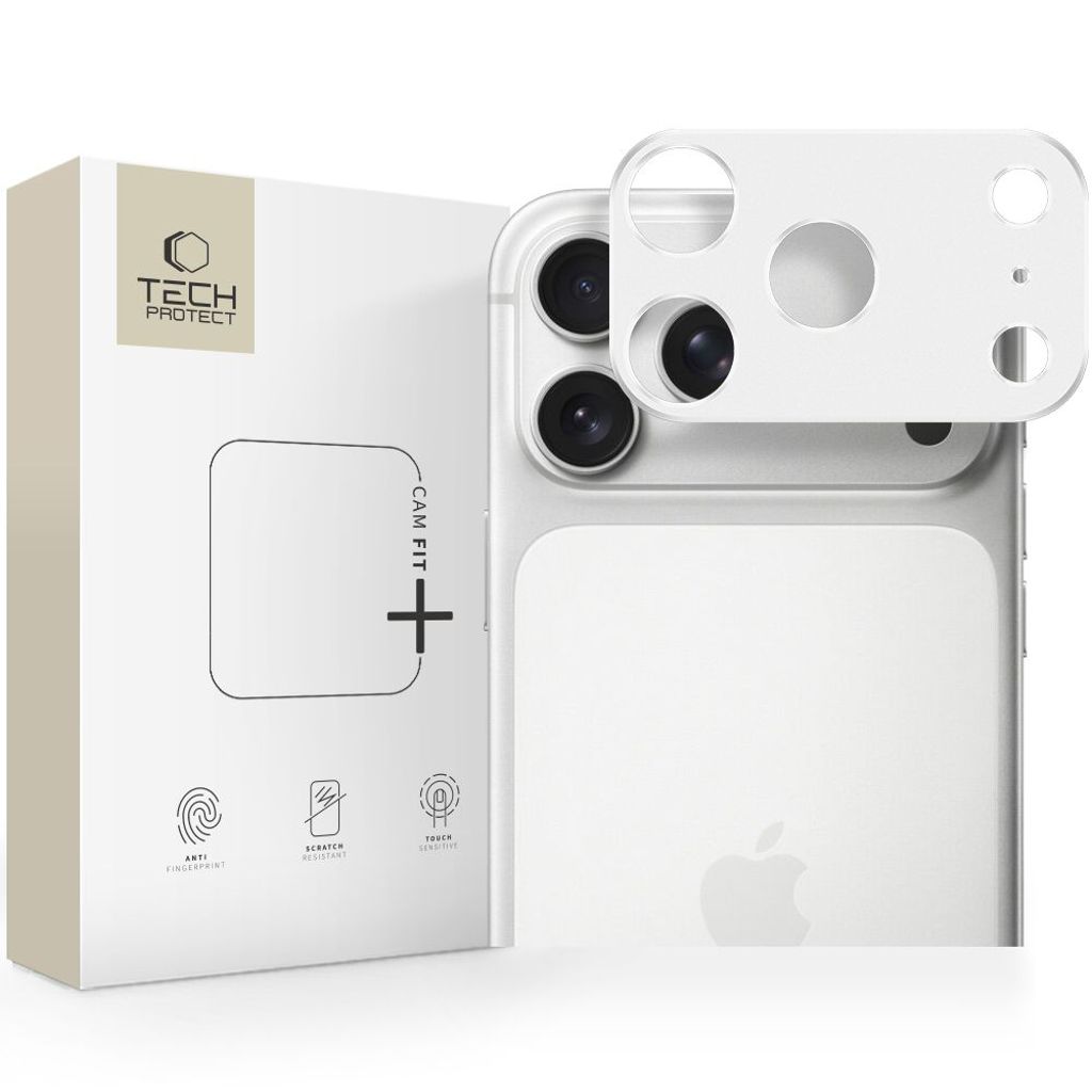 Tech-Protect iPhone 17 Pro Max Linsskydd Camalloy Fit+ - Silver