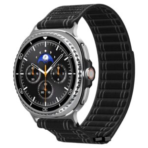 Spigen WBF0 Armband till Samsung Galaxy Watch 9/8 40/44/46mm - Svart