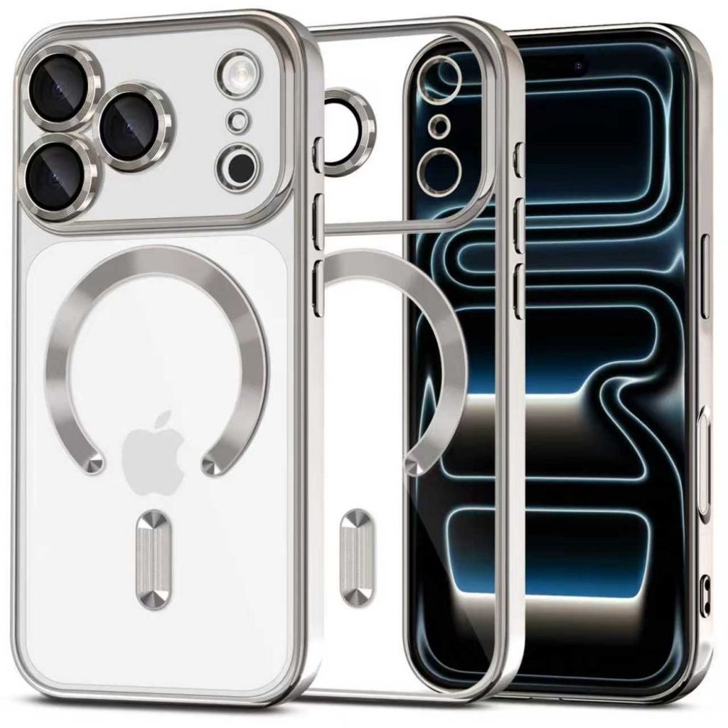 Tech-Protect MagFlex MagSafe Skal till iPhone 17 Pro - Transparent Silver