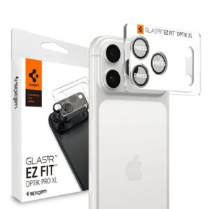 Spigen Optik Pro XL iPhone 17 Pro Max Linsskydd - Silver