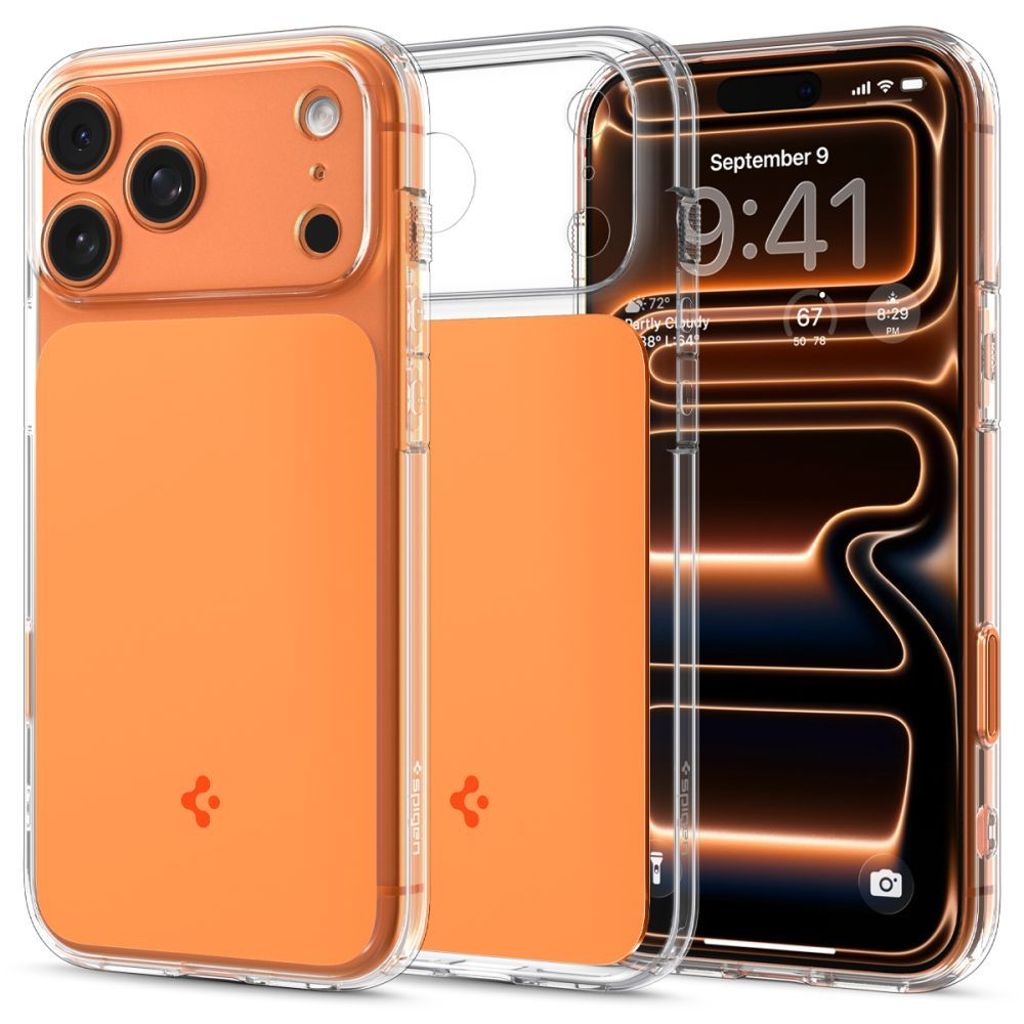 Spigen Ultra Hybrid T MagFit Skal till iPhone 18/17 Pro - Orange