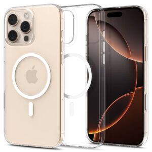 Spigen Thin Fit MagSafe Skal iPhone 16 Pro Transparent/Vit