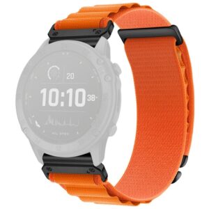 Garmin Fenix 8 Pro/Quatix 8/Tactix 8 47mm Nylonarmband - Orange