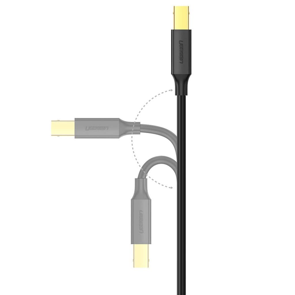 Ugreen USB-A till USB-B Skrivare Kabel 2m - Svart - Bild 2