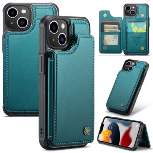 iPhone 13 Plånboksskal CASEME C22 RFID-blockerande - Grön