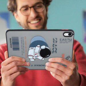 iPad 10.9" 2022 / iPad 11" 2025 skal med tryck - Astronaut