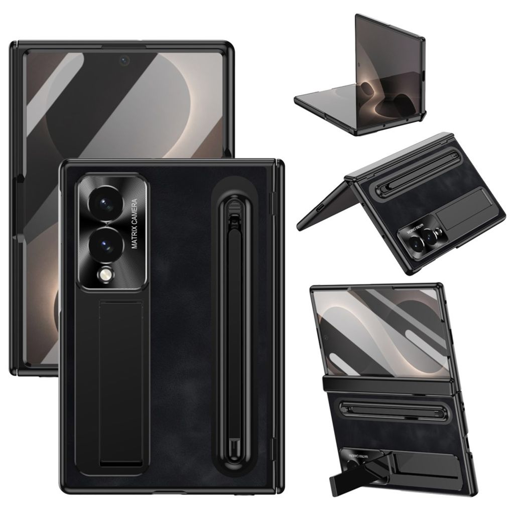 Samsung Galaxy Z Fold8 Skal med skärmskydd och pekpenna - Svart