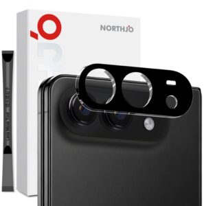 NORTHJO iPhone Duo Linsskydd 3D i härdat glas - Svart