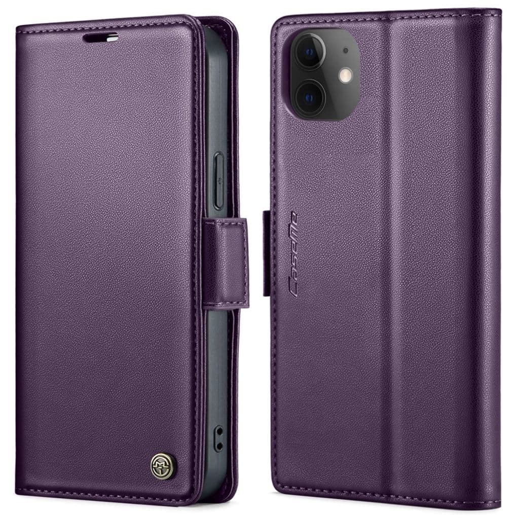 CASEME iPhone 12 / 12 Pro Fodral med Kortfack - Lila