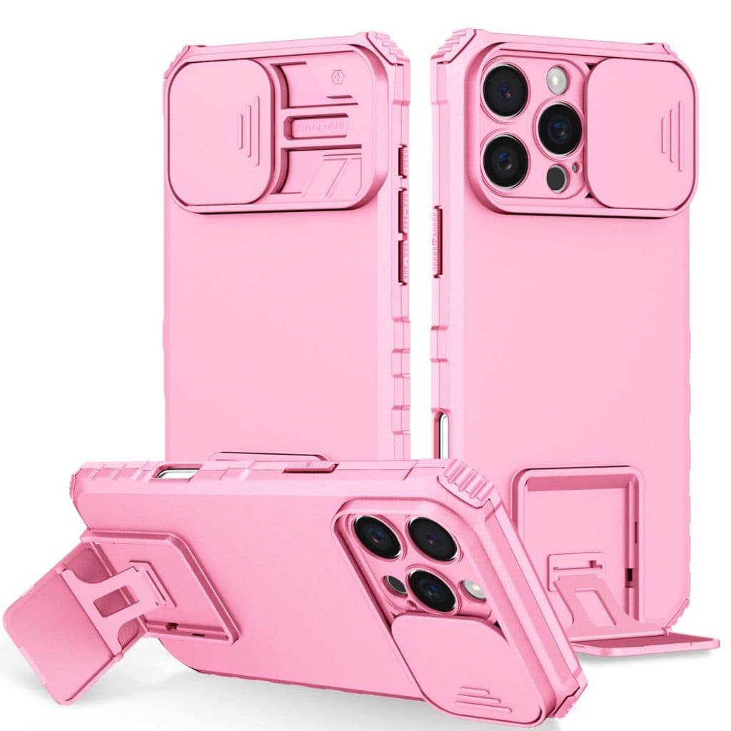 iPhone 16 Pro Skal med kameraskydd - Rosa