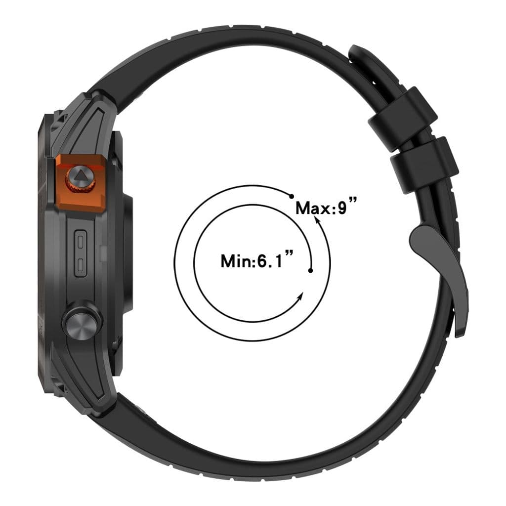 Garmin 22mm Klockarmband Fenix 8 Pro/Quatix 7 Pro etc – Vit/Svart - Bild 6