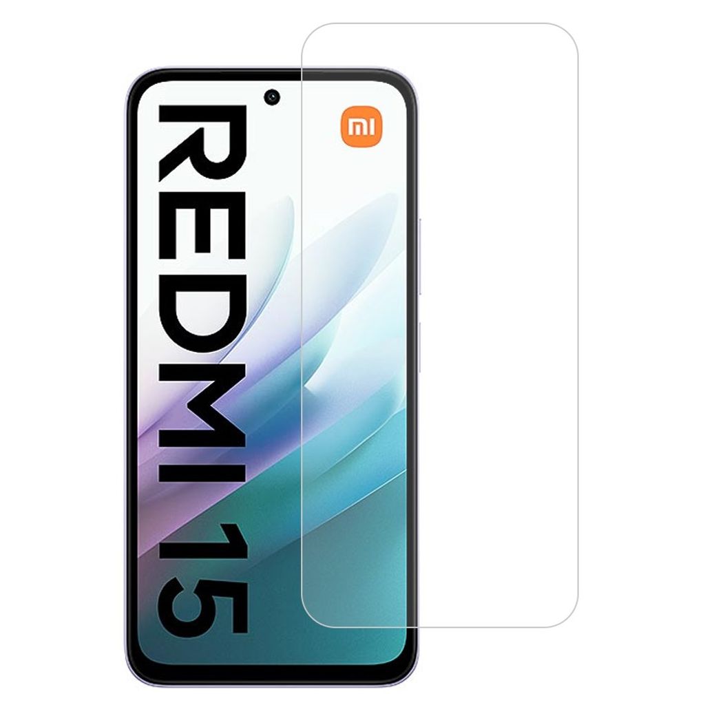 Xiaomi Redmi 15 Skärmskydd härdat glas - Transparent