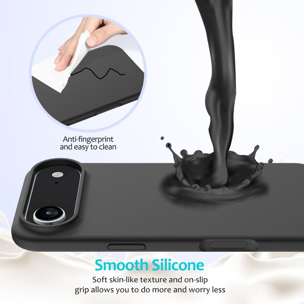 iPhone Air Silikonskal - Svart