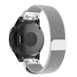 Garmin Fenix 5S Milanesiskt klockarmband - Silver