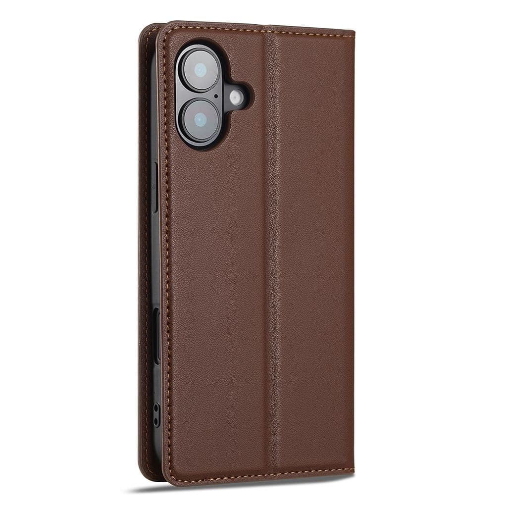 LC.IMEEKE iPhone 17 Plånboksfodral - Brun - Bild 13