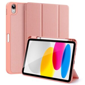 Dux Ducis iPad A16 11" 2025/10.9" 2024 Fodral med pennfack - Rosa
