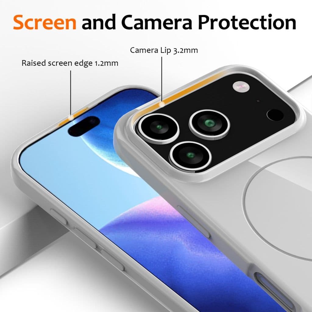 iPhone 17 Pro Skal med bärrem - Vit - Bild 3