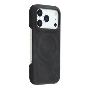 iPhone 18 Pro Max/17 Pro Max MagSafe Skal PU-läder - Svart