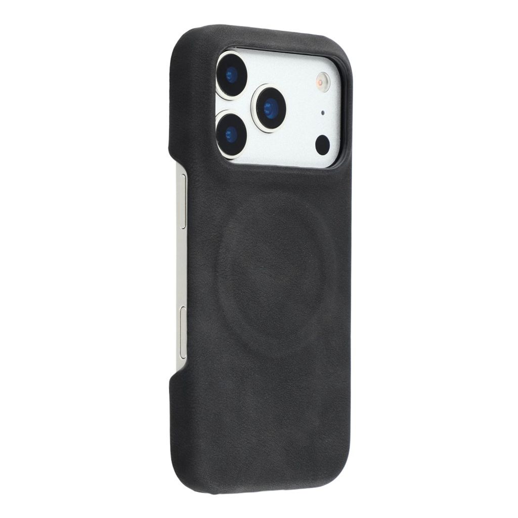 iPhone 18 Pro Max/17 Pro Max MagSafe Skal PU-läder - Svart