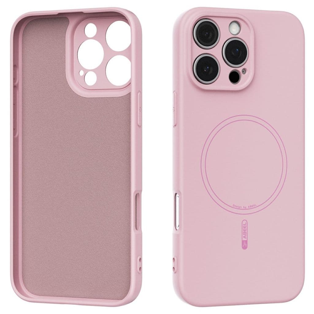 ABEEL iPhone 16 Pro Max MagSafe-kompatibelt skal – Rosa