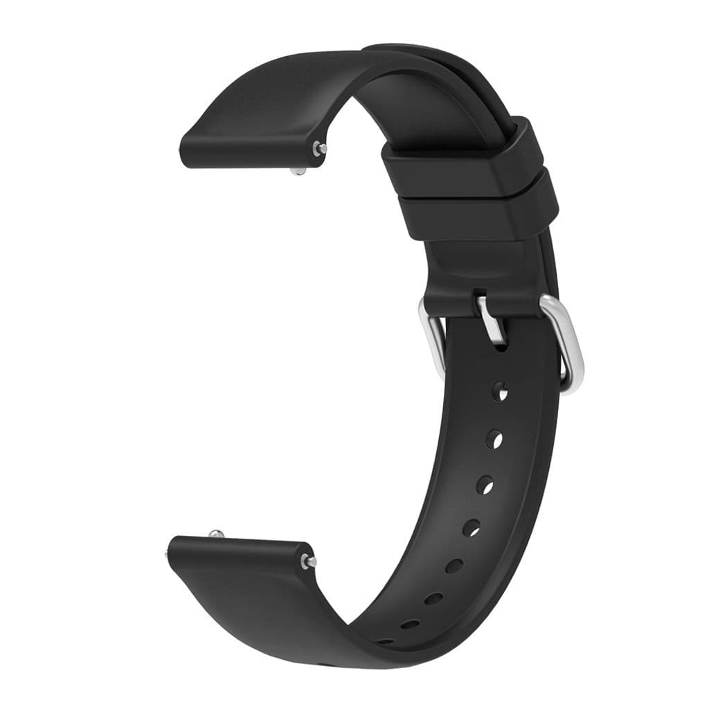 Xiaomi Watch S4 41mm etc. Klockarmband i silikon - Svart - Bild 2