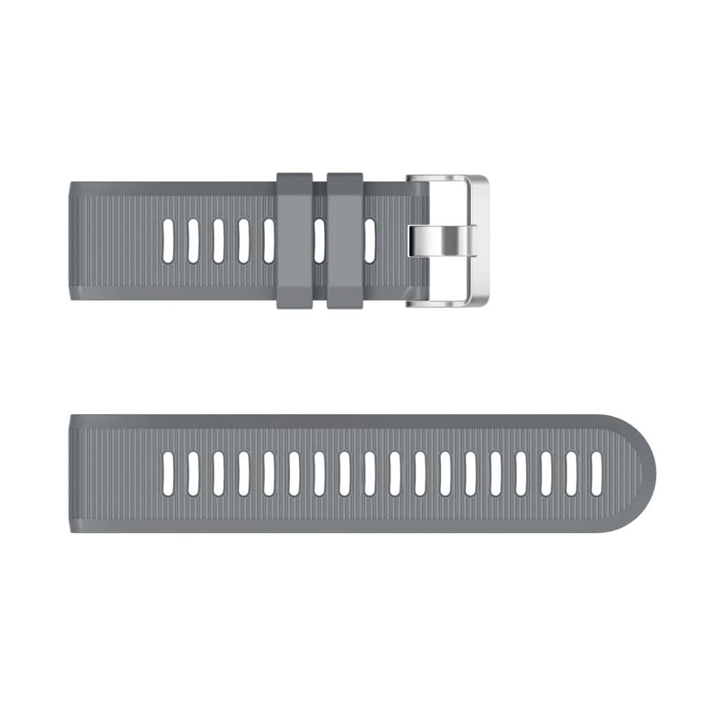 Garmin Fenix 7X/6X/5X etc. Klockarmband med Metallspänne - Grå - Bild 4
