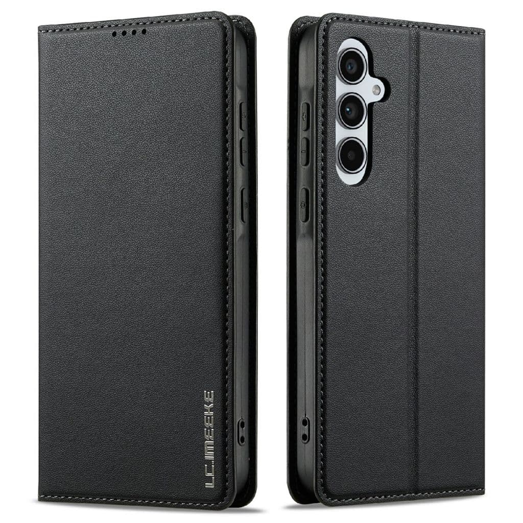 LC.IMEEKE Samsung Galaxy S25 FE Plånboksfodral - Svart