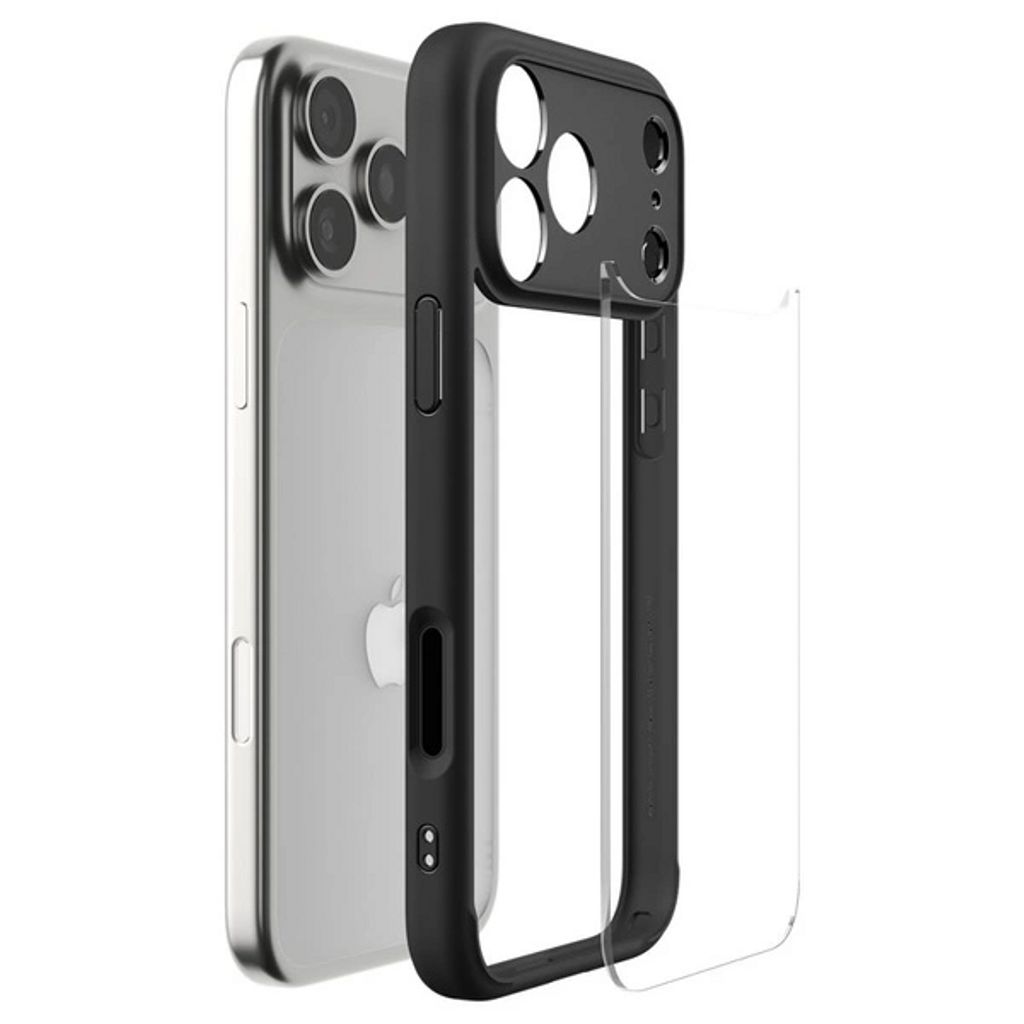 Spigen Ultra Hybrid Skal till iPhone 17 Pro - Matte Black - Bild 4