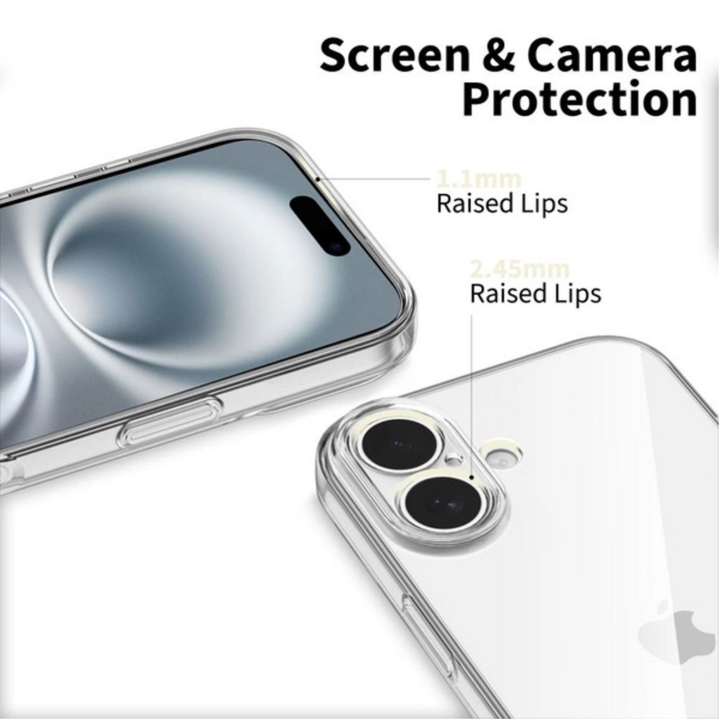 Tech-Protect FlexAir Skal till iPhone 17 - Transparent - Bild 4