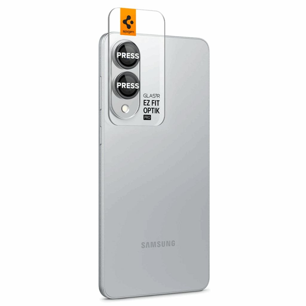 Spigen Samsung Galaxy S25 Edge EZ Fit GLAS.tR Optik Pro HD Linsskydd, 2-pack - Bild 2
