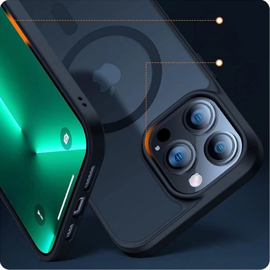 Tech-Protect MagMat MagSafe Skal iPhone 15 Pro Max - Mattsvart - Bild 3