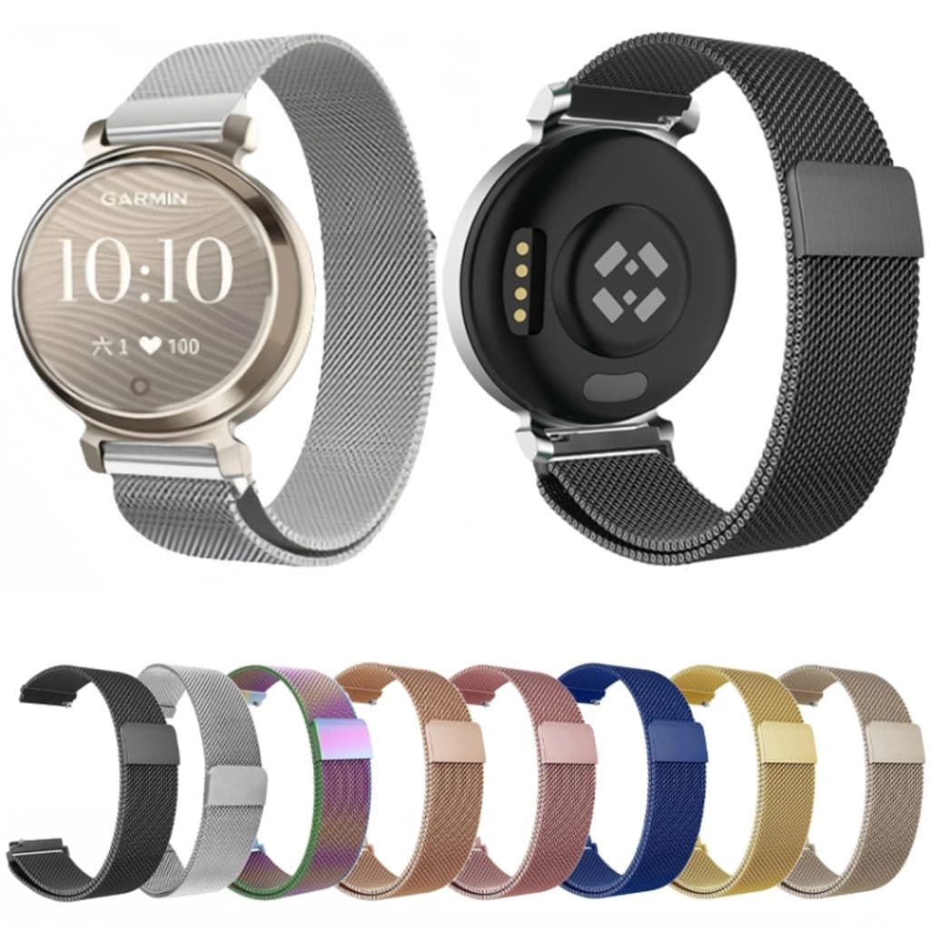 Garmin Lily 2 Kockarmband milanese i rostfritt stål - Guld - Bild 3