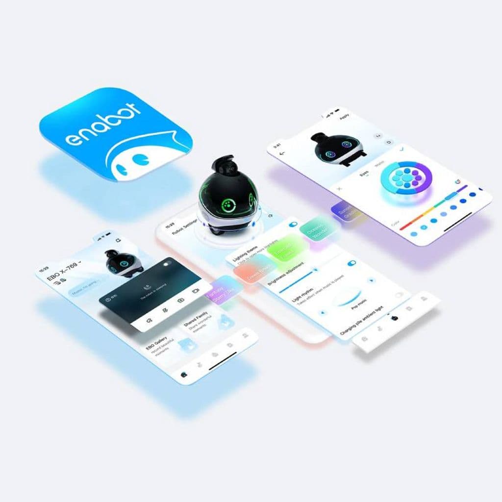 Enabot EBO X FamilyBot AI Smart Home Trådlös Kamera Robot - Bild 6