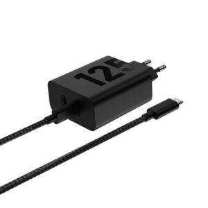 Motorola TurboPower snabbladdare 2x USB-C 125W + USB-C-kabel 2m - Svart