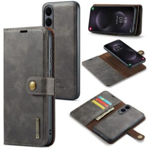 DG.MING Samsung Galaxy S25 Edge Plånboksfodral - Grå