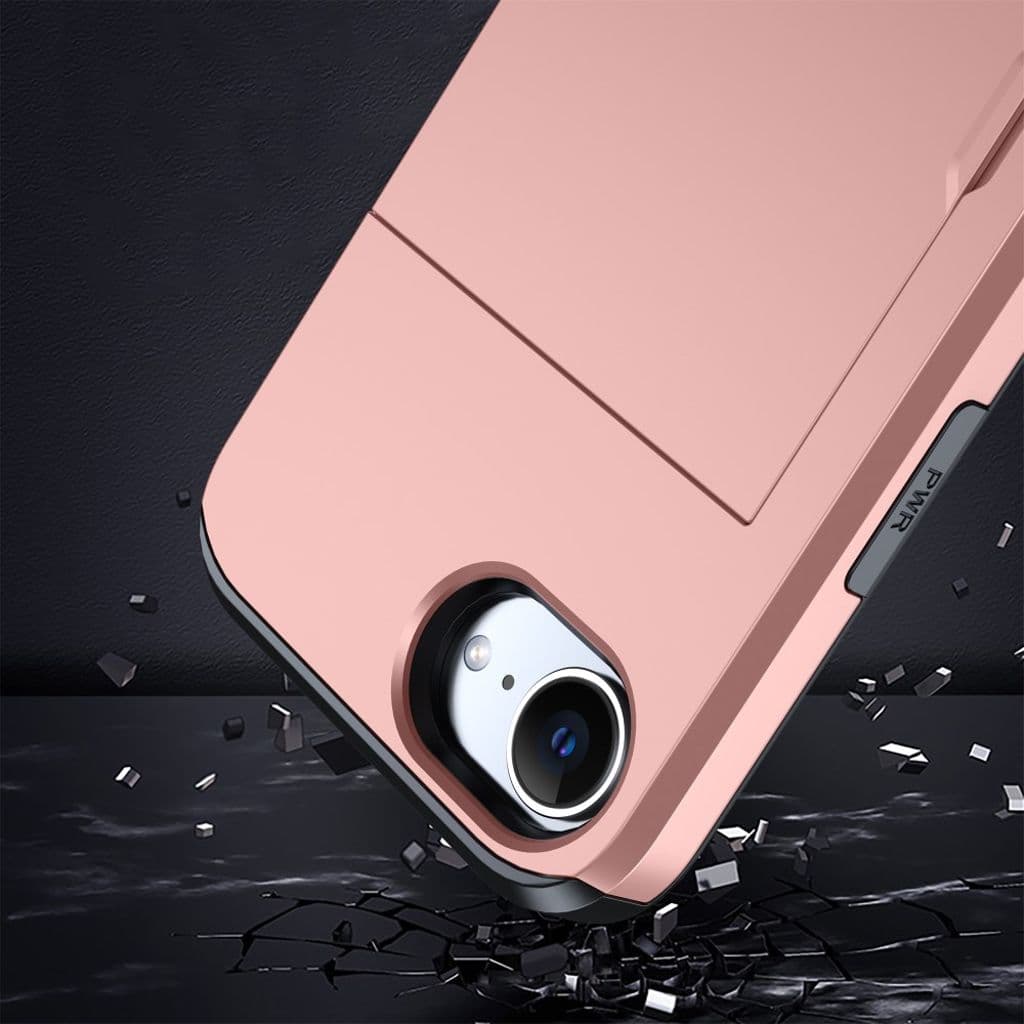iPhone 16e Skal med Kortfack - Grön - Bild 3
