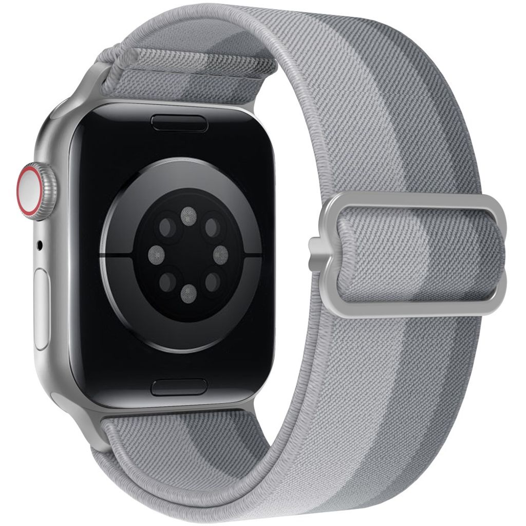 AHASTYLE Vävt nylonarmband till Apple Watch 49/46/44/42mm - Grå