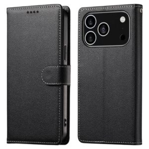 iPhone 18 Pro/17 Pro Plånboksfodral - Svart