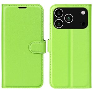 AMORUS Plånboksfodral i PU-läder till iPhone 18 Pro Max/17 Pro Max - Grön